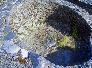 Interior de cabaña del castro de Chano (foto: turisbierzo.com)