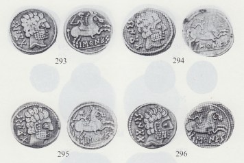 Denarios de BaSKuNES, del tesorillo de Usategi