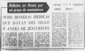 Noticia en El Correo Español-El Pueblo Vasco 31-X-1973 (click para aumentar)