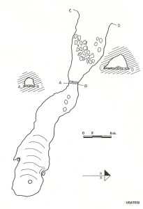 Plano de la cueva. Foto: www.ataun.net